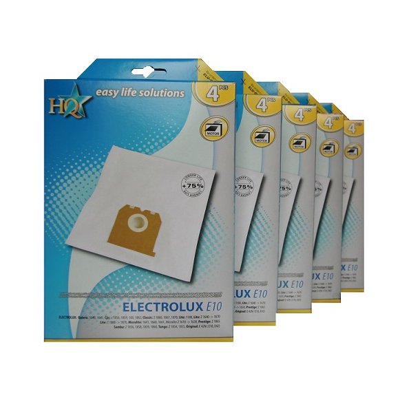 5 PAKKER Electrolux Lite. ELECTROLUX, PROGRESS, TORNADO, VOLTA, ZANUSSI - E53N stvsugerposer 