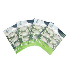 4 PAKKER Duftkugler hvid Liljekonvel