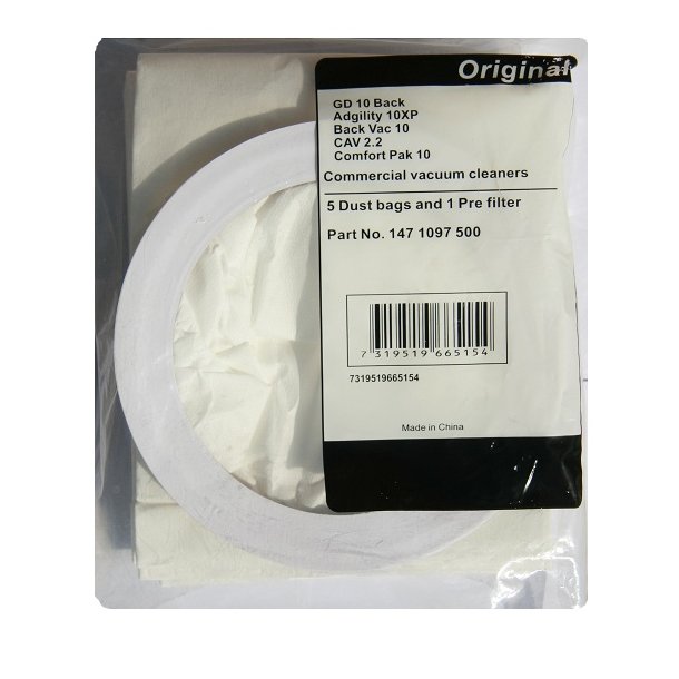 Nilfisk GD10 st�vsugerposer - Original 