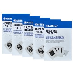 5 PAKKER NILFISK ELITE Stvsugerposer - Original - Tilbud